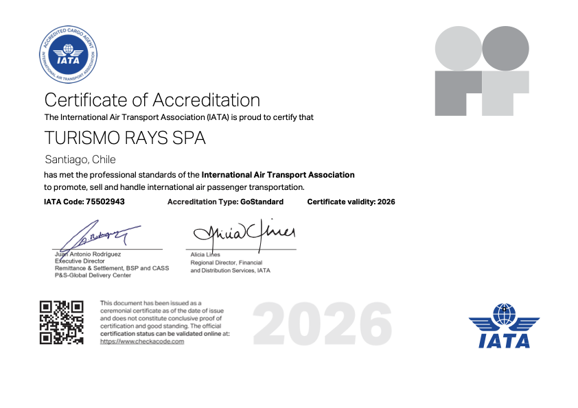 Certificado IATA